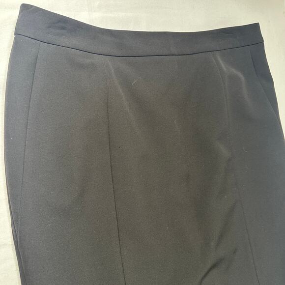 Tommy Hilfiger Black Pencil Skirt Size 14 Classic Preppy Office Career Workwear - Picture 8 of 8